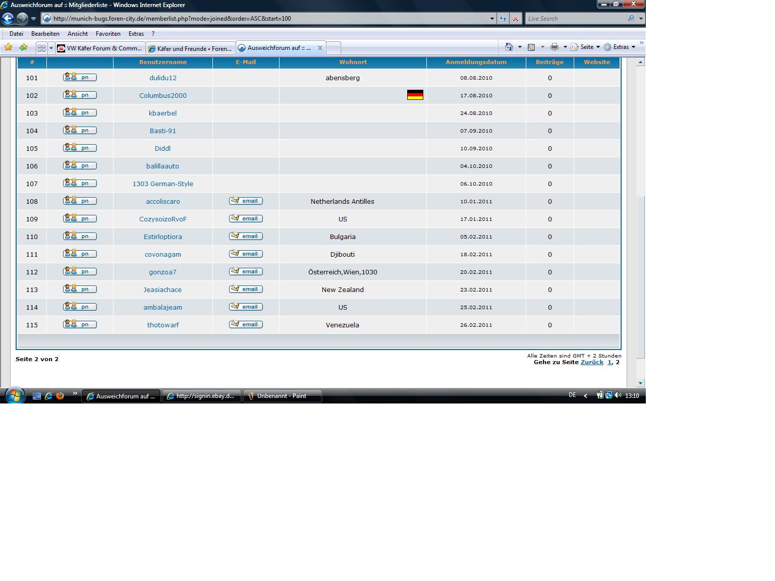 7 Neuanmeldungen 2011